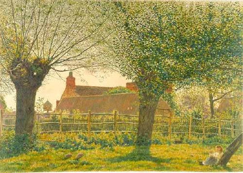 George Price Boyce.RWS At Binsey near Oxford France oil painting art